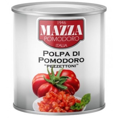 Chopped tomatoes, chopped MAZZA, Italy, 2.5 kg / 1.5 kg